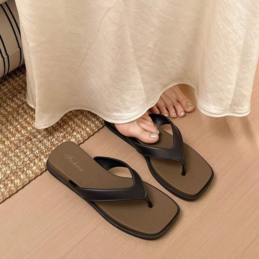 czarne japonki casual