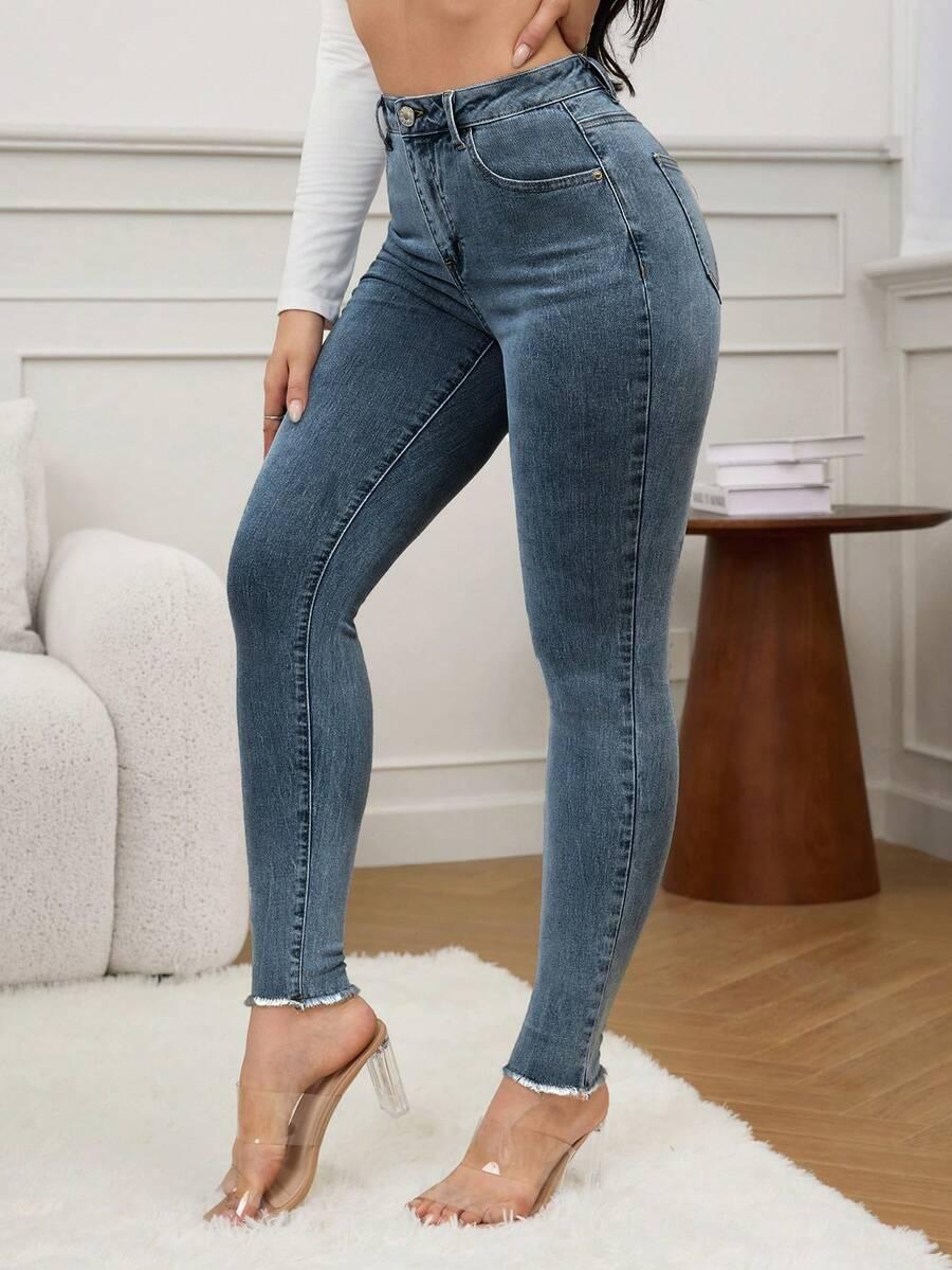 NIEBIESKIE SPODNIE JEANS