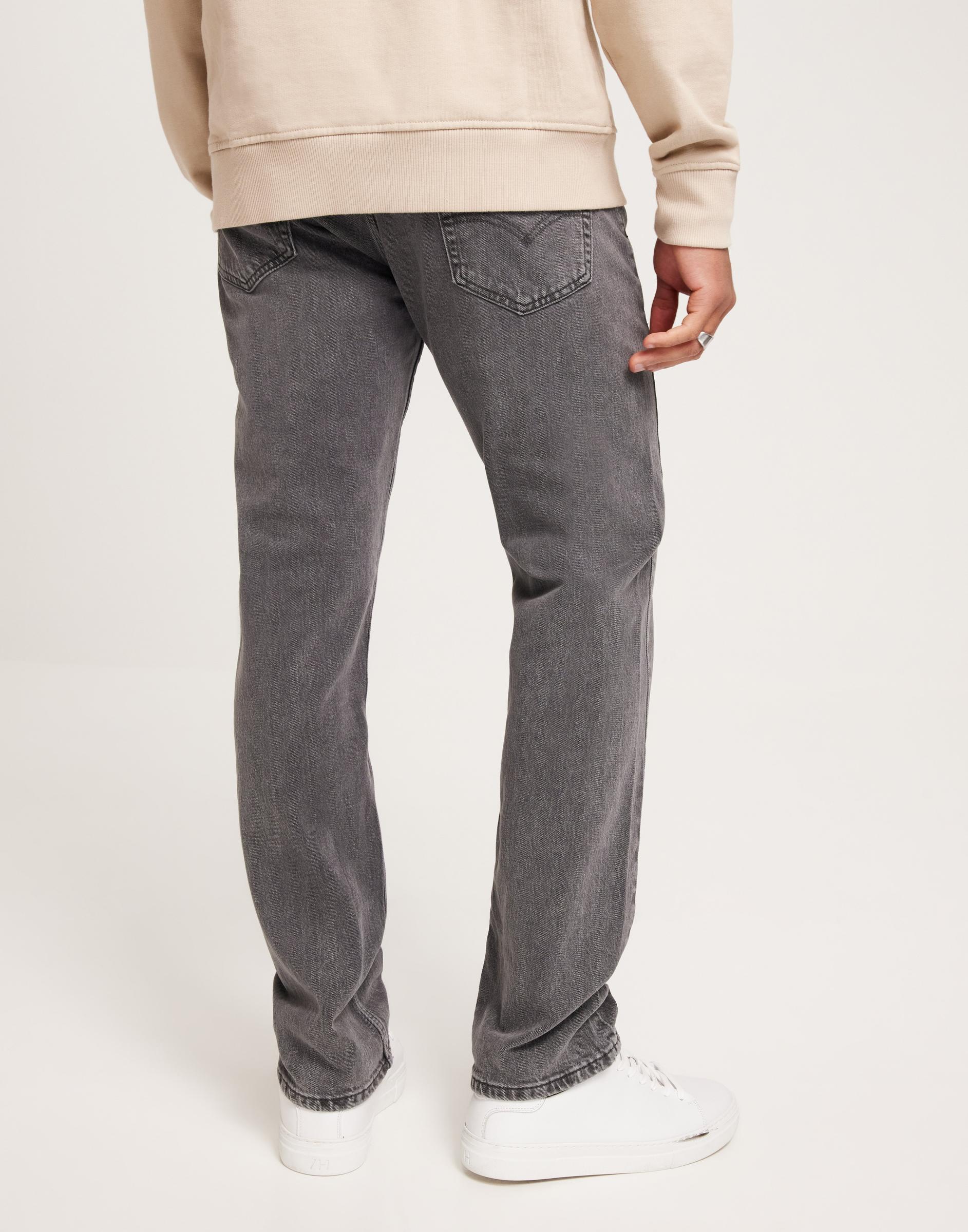 szare proste spodnie jeans 505