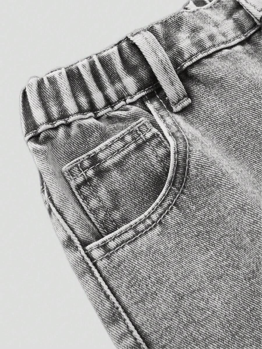 szare spodnie jeans
