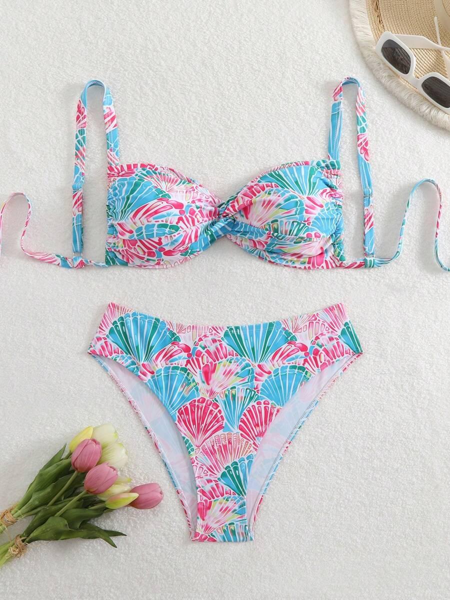 komplet bikini print 