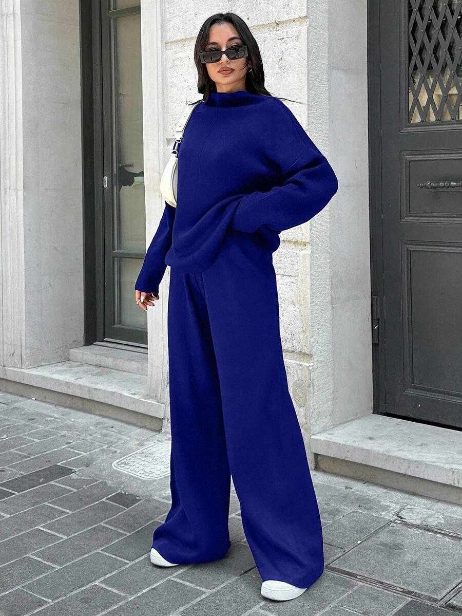 SWETER SPODNIE KOMPLET