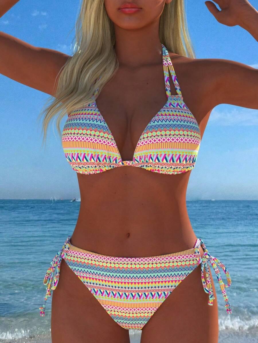 dwuczęściowy kostium kąpielowy bikini komplet