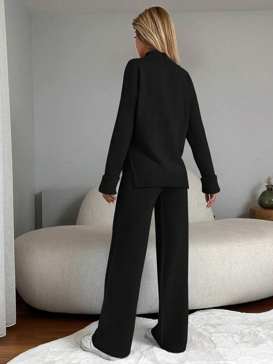 spodnie sweter komplet