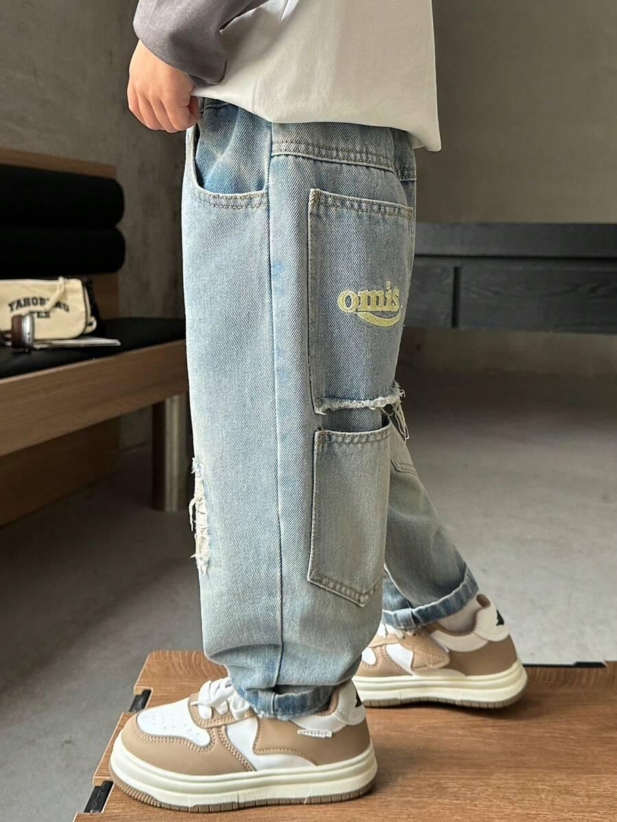 SPODNIE JEANS CASUAL 