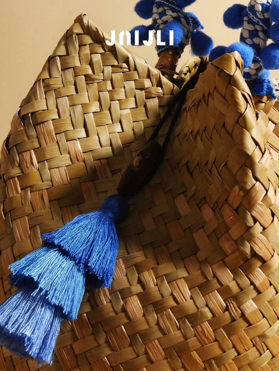 słomkowa torba worek