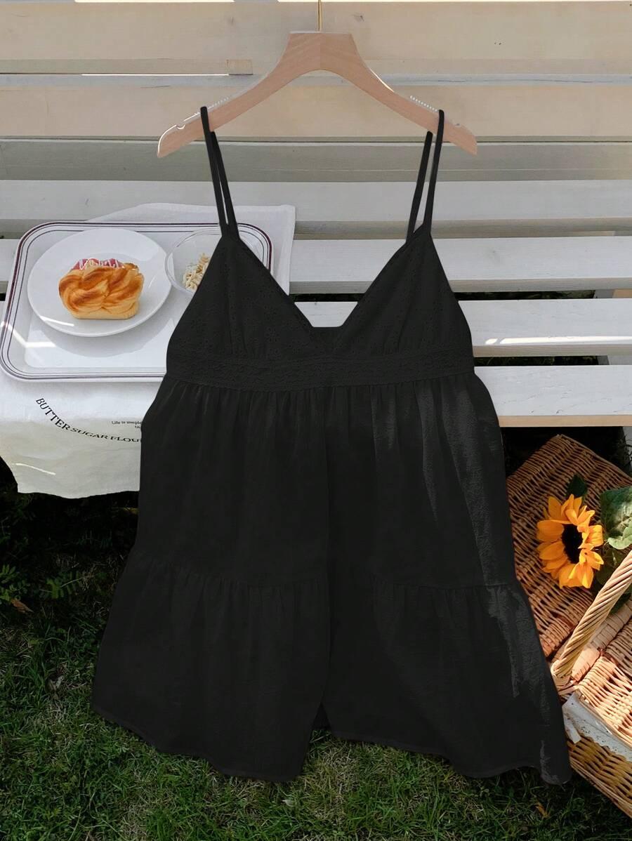 CZARNA MINI SUKIENKA 