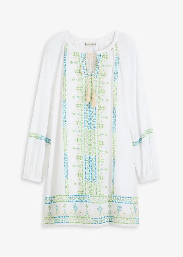 SUKIENKA BOHO MINI Z HAFTEM