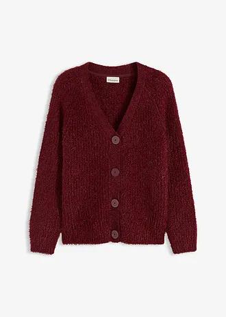 SWETER DAMSKI KARDIGAN SEREK V REGULAR