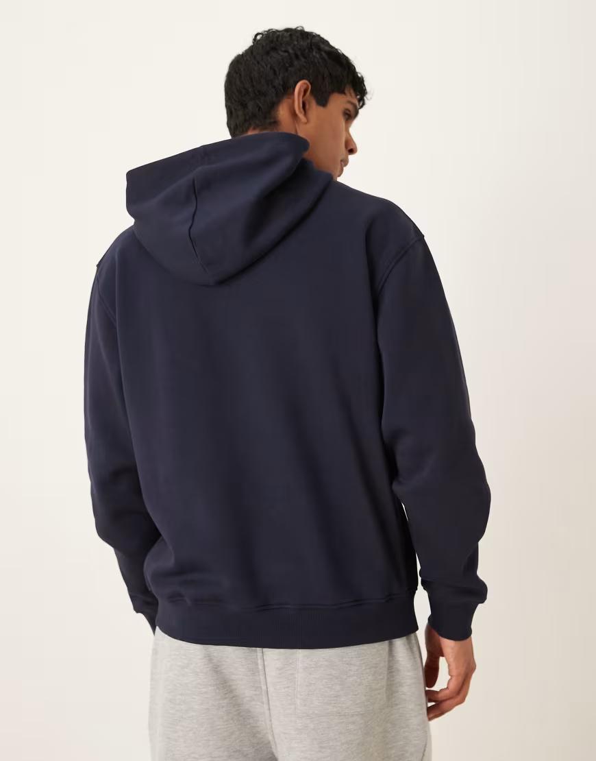 GRANATOWA BLUZA KAPTUR