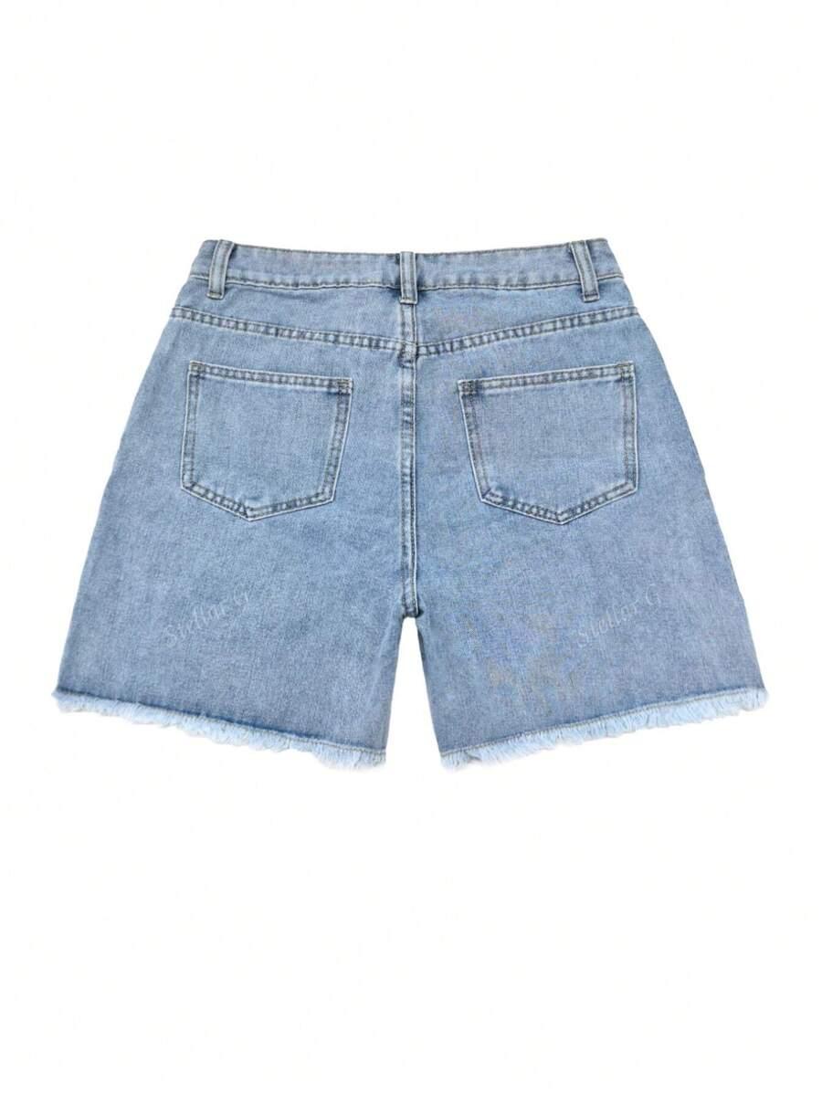 NIEBIESKIE SPODENKI JEANS