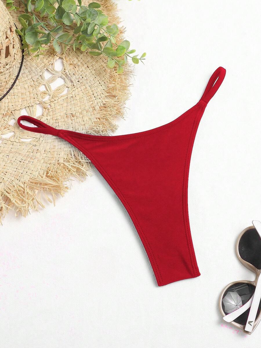 CZERWONY DÓŁ OD BIKINI 