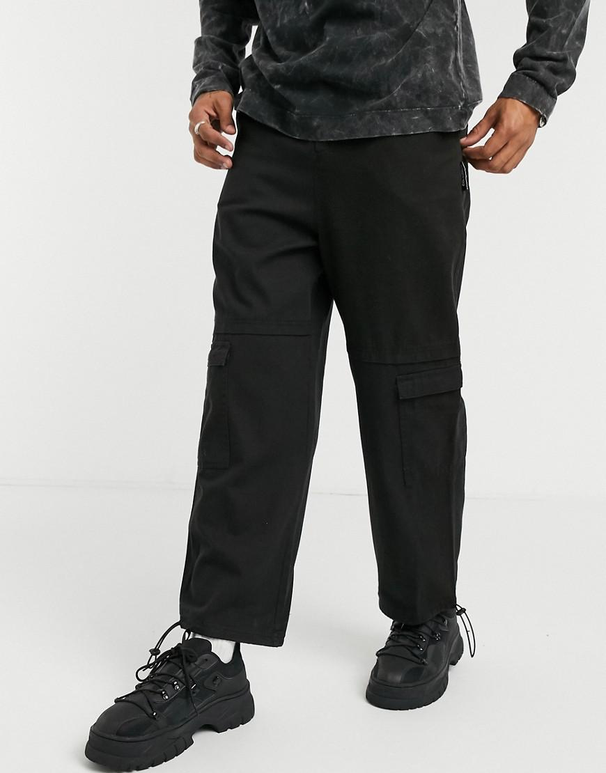 CZARNE SPODNIE CASUAL