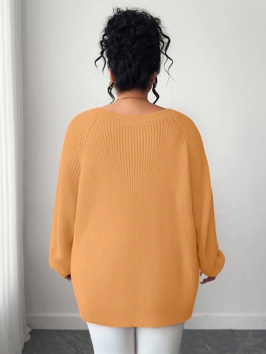 brązowy sweter dzianina 