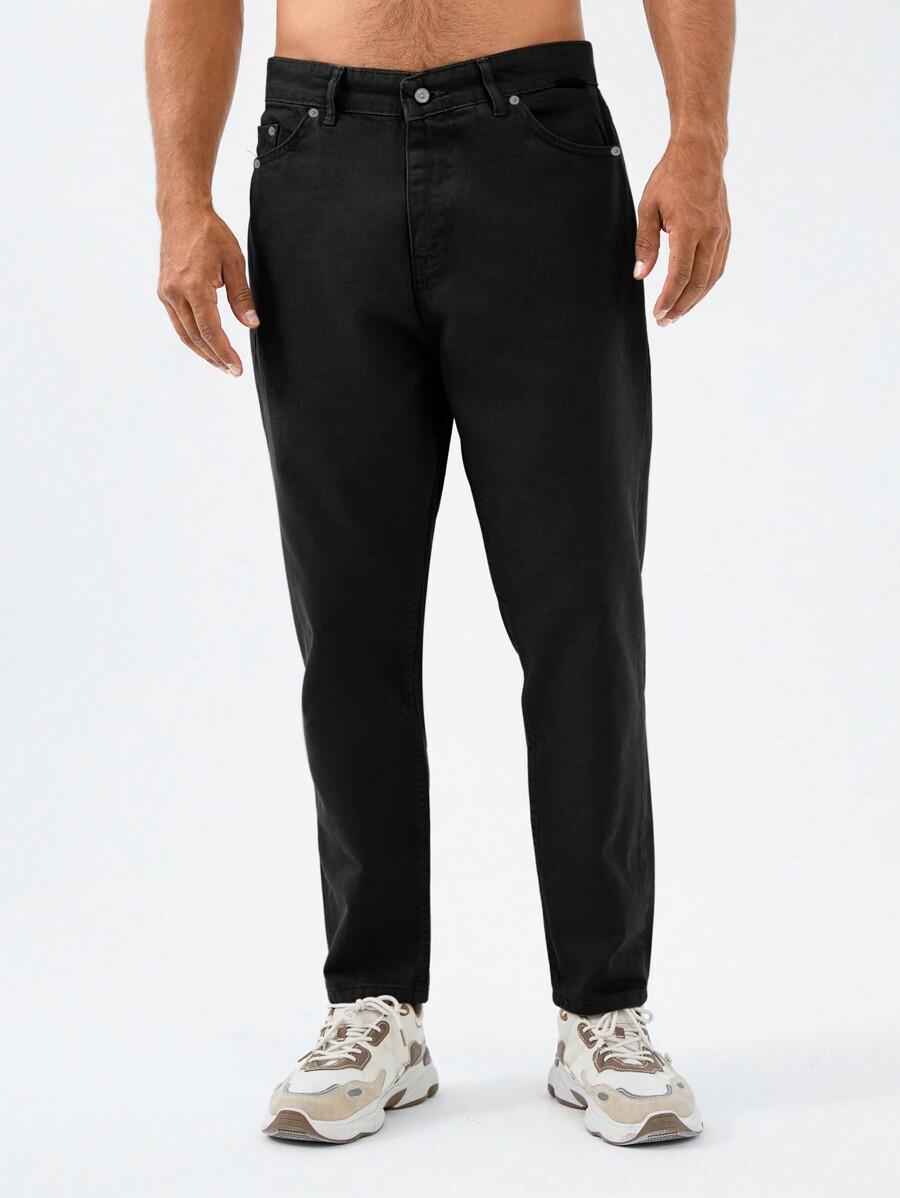 czarne spodnie jeans