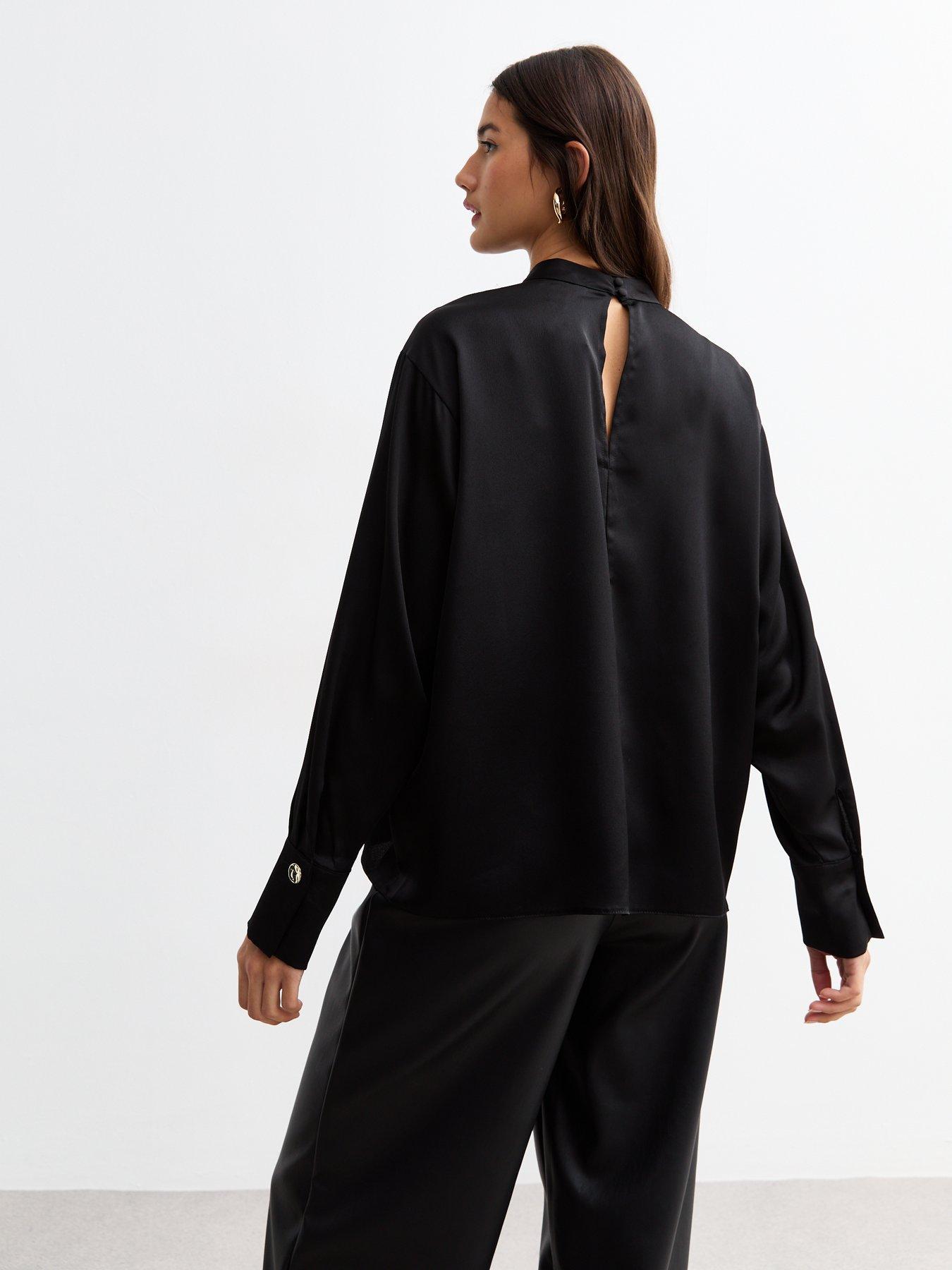 NEW LOOK SATYNOWA BLUZKA DAMSKA 
