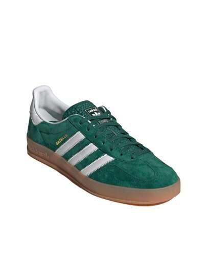 ZIELONE BUTY SPORTOWE LOGO GAZELLE INDOOR
