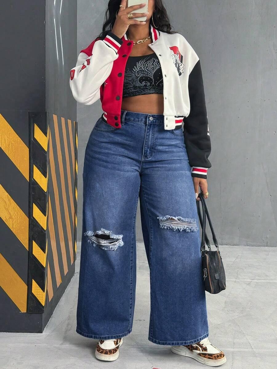 proste spodnie jeans