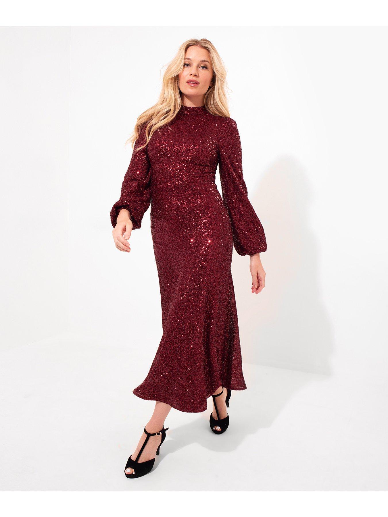 JOEBROWNS SUKIENKA MIDI W CEKINY 