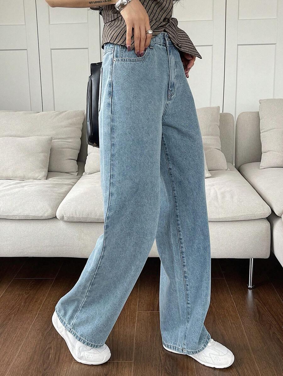 NIEBIESKIE SPODNIE JEANS