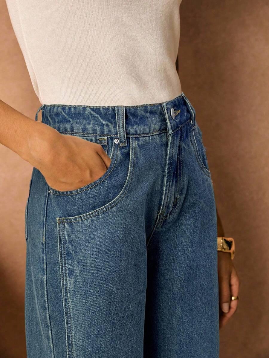 spodnie jeans prosta nogawka