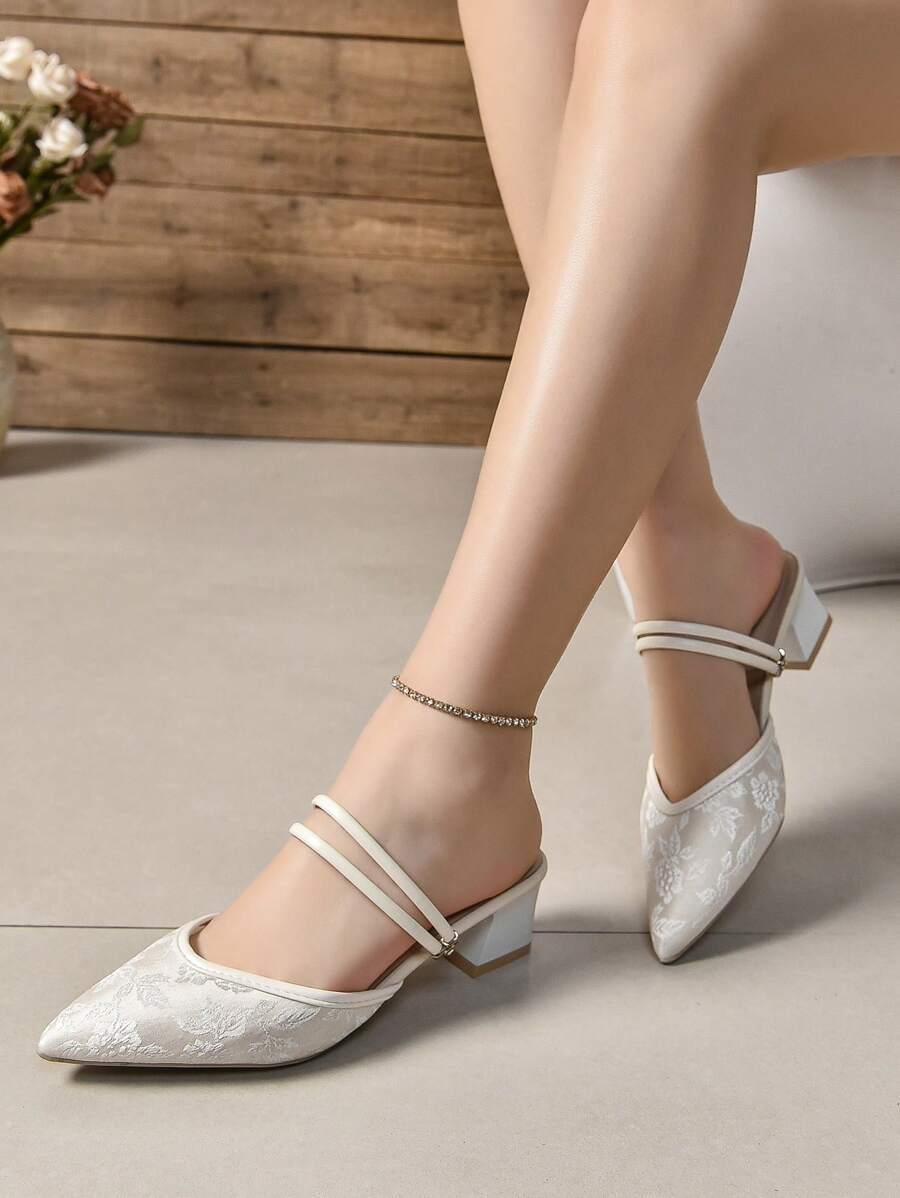 ELEGANCKIE CZÓŁENKA W ROŚLINNY WZÓR