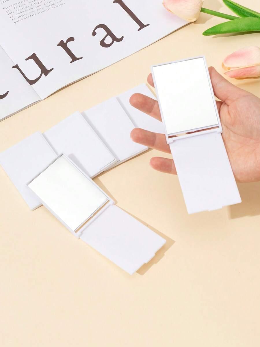 białe składane lusterko 7-pack