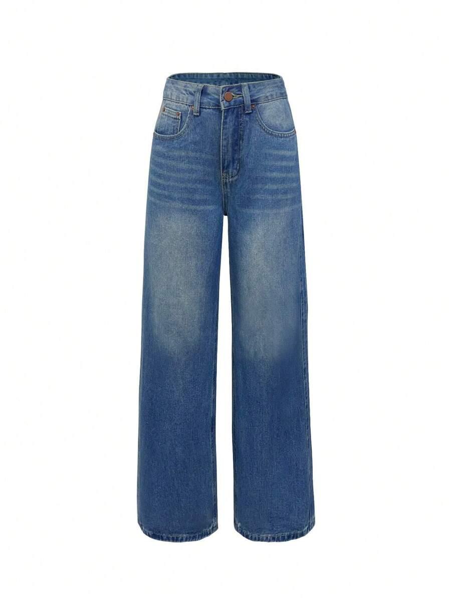 NIEBIESKIE SPODNIE JEANS 