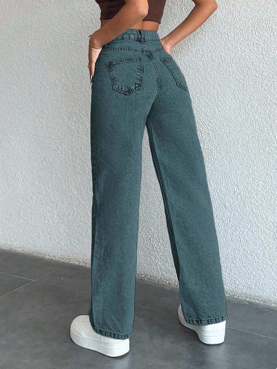 spodnie jeans prosta nogawka