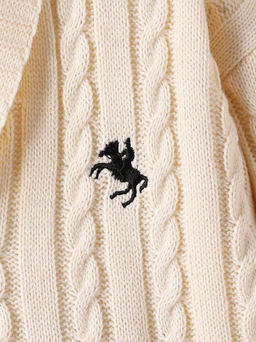 BEŻOWY SWETER GUZIKI