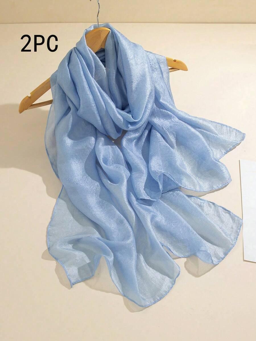 NIEBIESKI SZAL MIĘKKI 1 SZTUKA