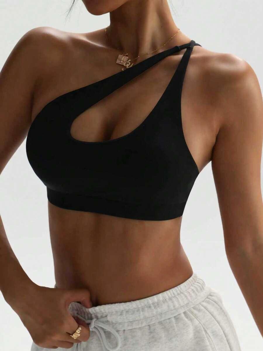 CZARNY ASYMETRYCZNY TOP