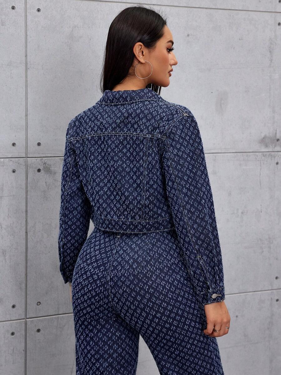 granatowa kurtka jeans 