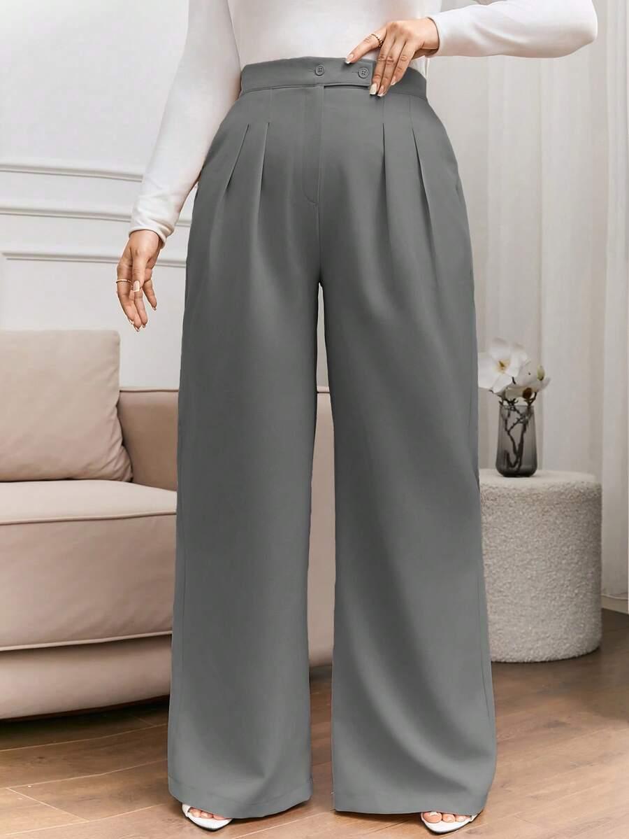 szare spodnie casual