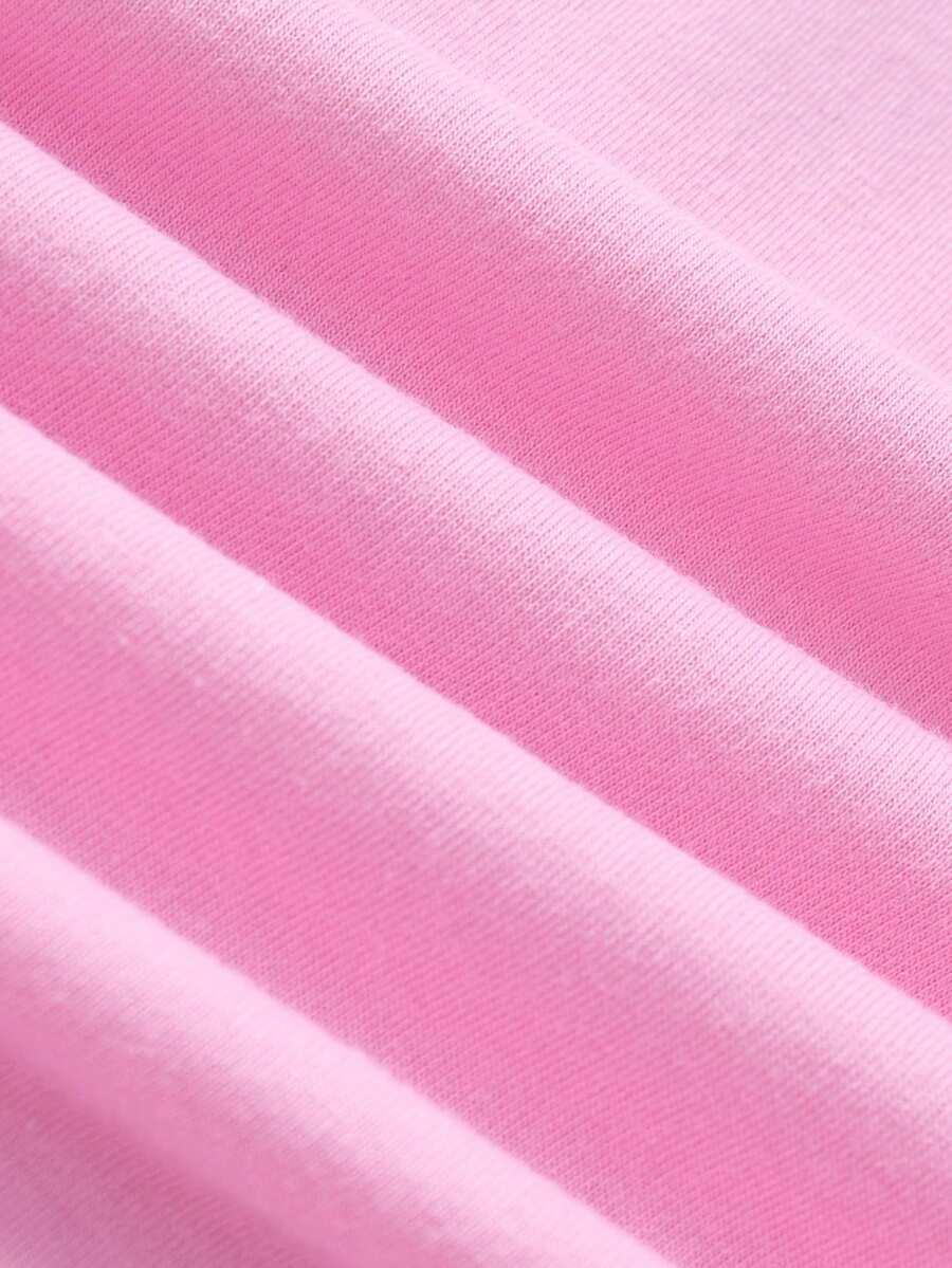 RÓŻOWY T-SHIRT NAPIS PIŻAMA