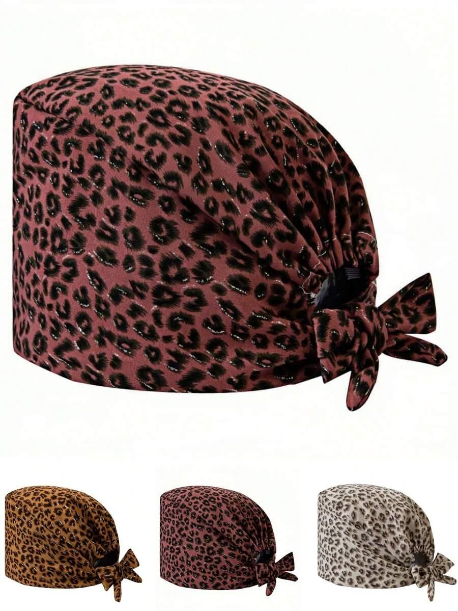 chusta na głowę animal print 