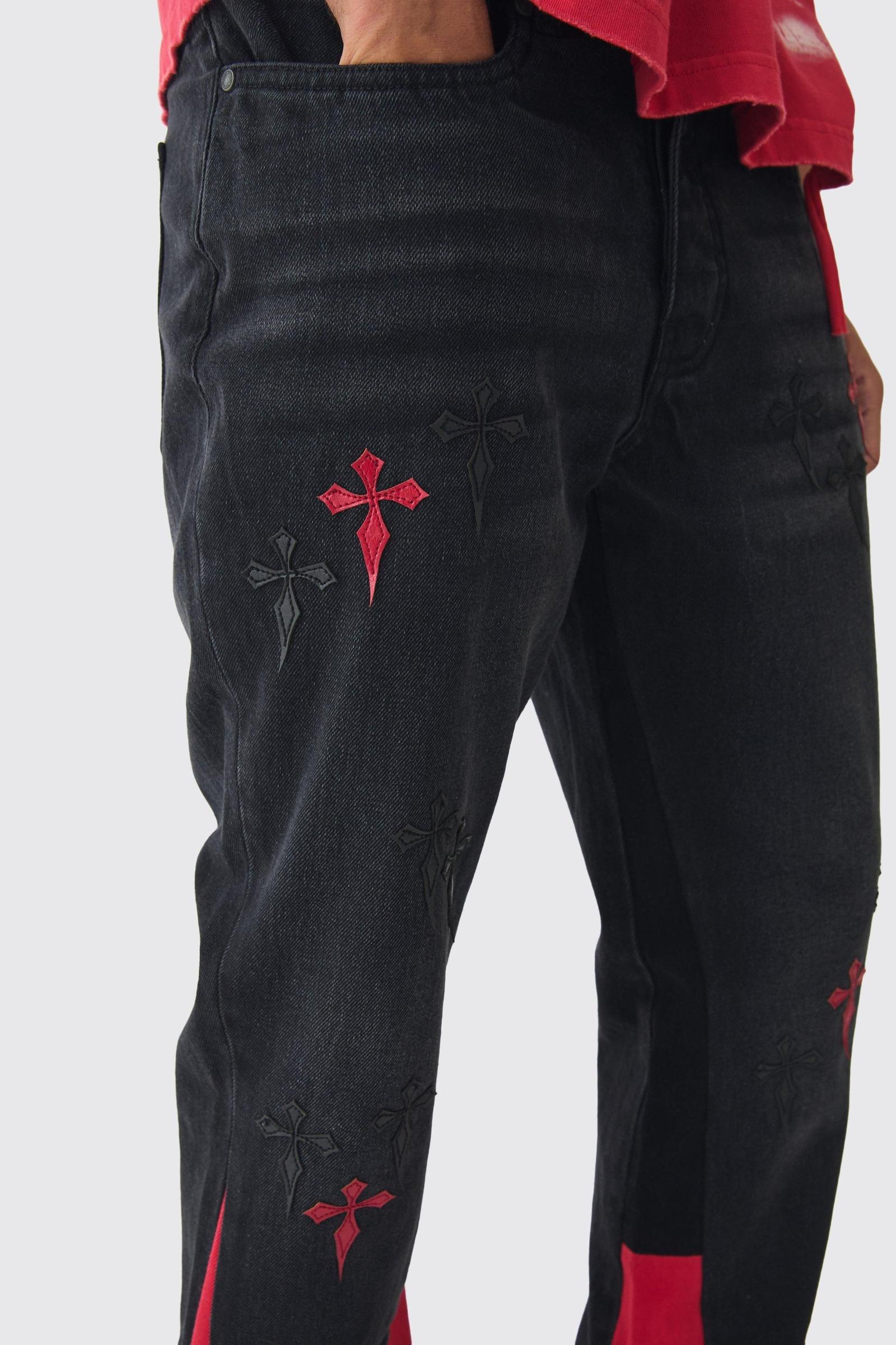 SPODNIE JEANS PROSTA NOGAWKA 