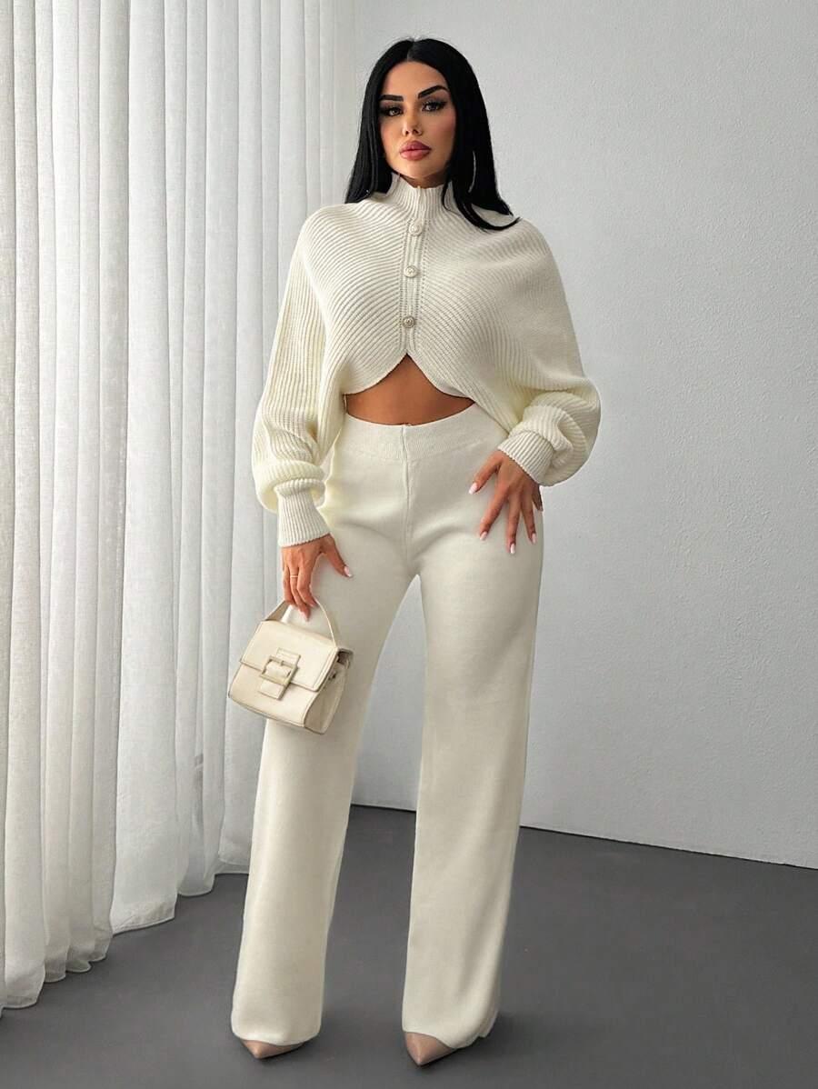 KOMPLET SWETER SPODNIE
