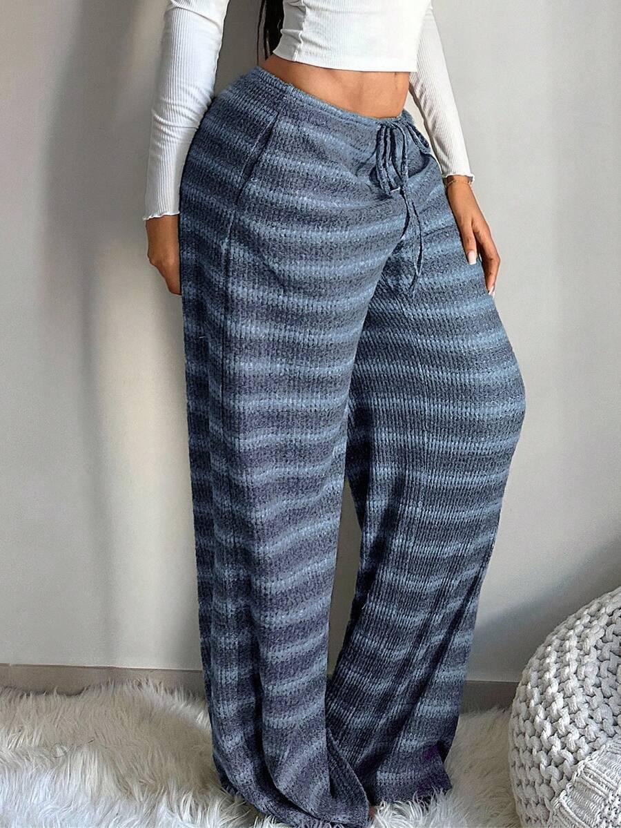 spodnie w paski casual