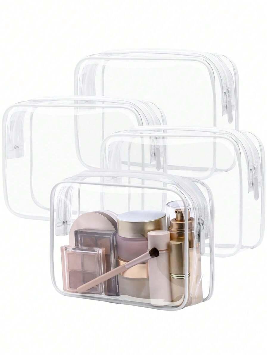 bezbarwna kosmetyczka 3-pack