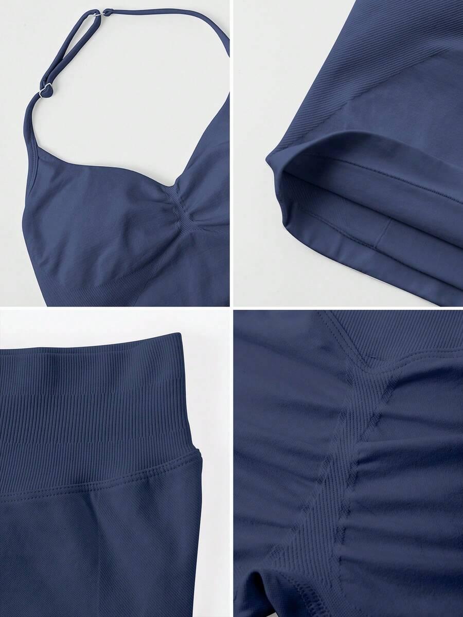 komplet top legginsy