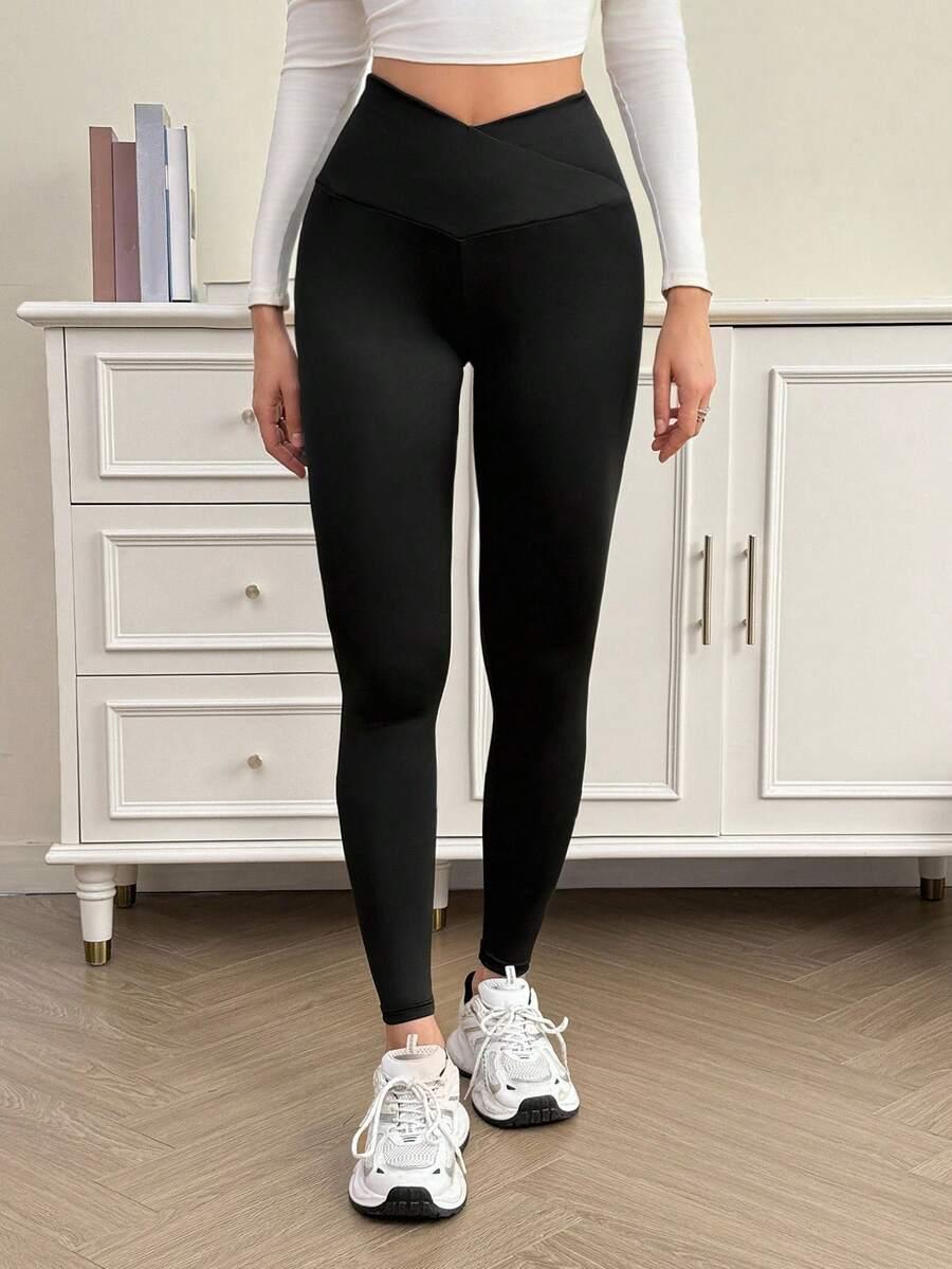 CZARNE LEGGINSY WYSOKI STAN