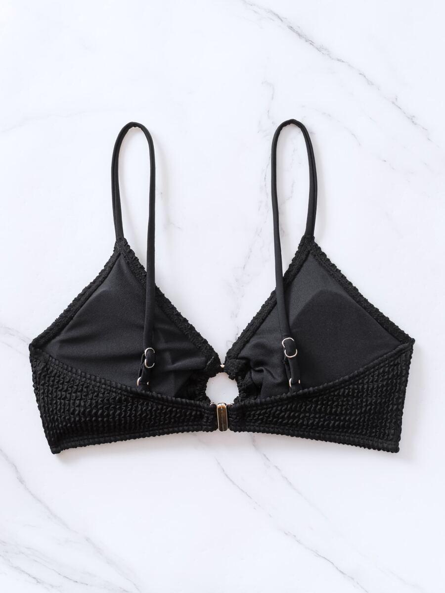 czarna góra od bikini tekstura