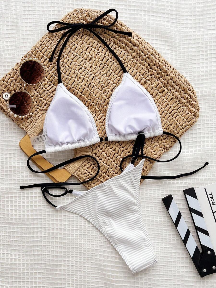 biała góra od bikini tekstura