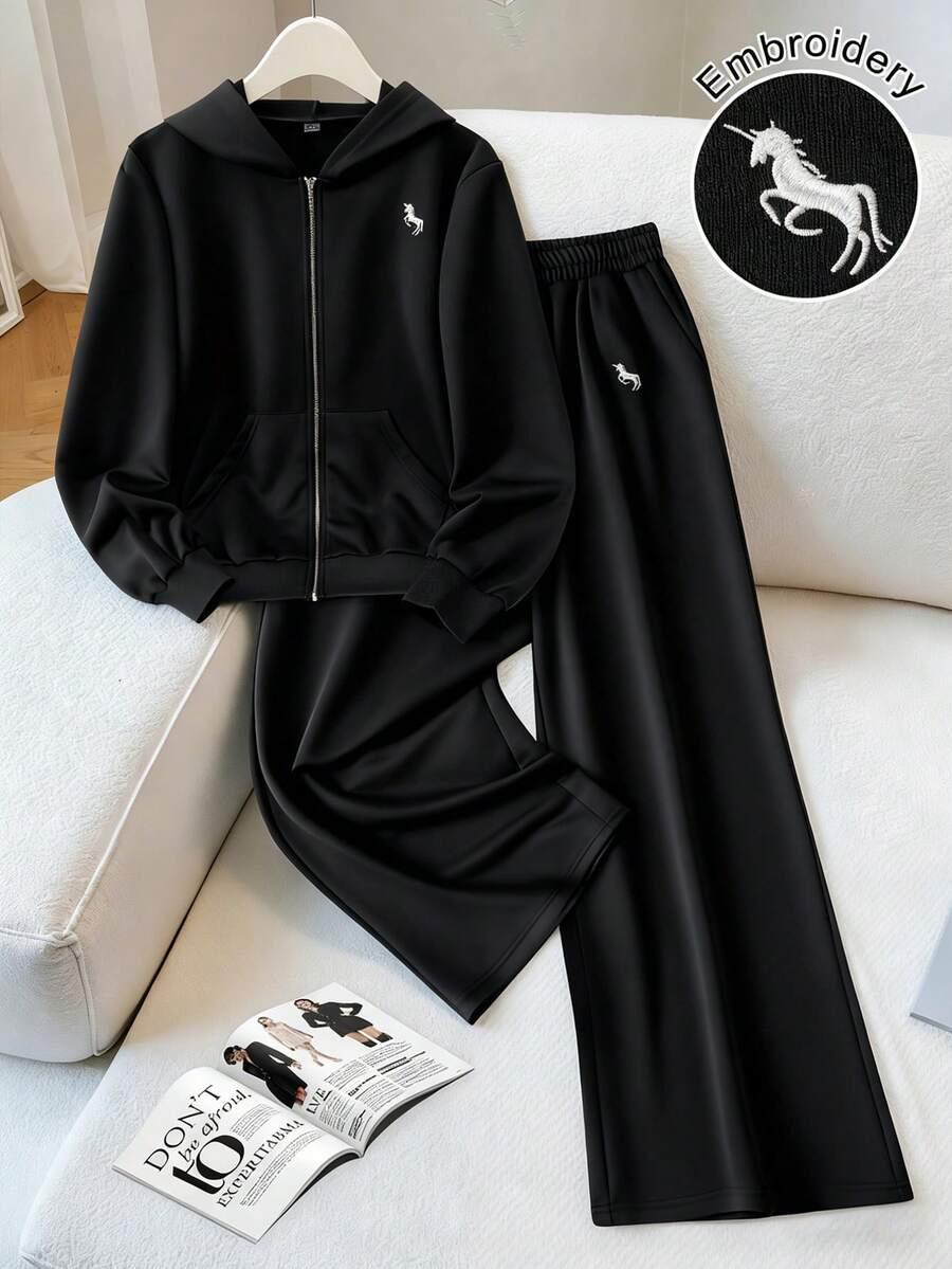 BLUZA SPODNIE KOMPLET DRESOWY