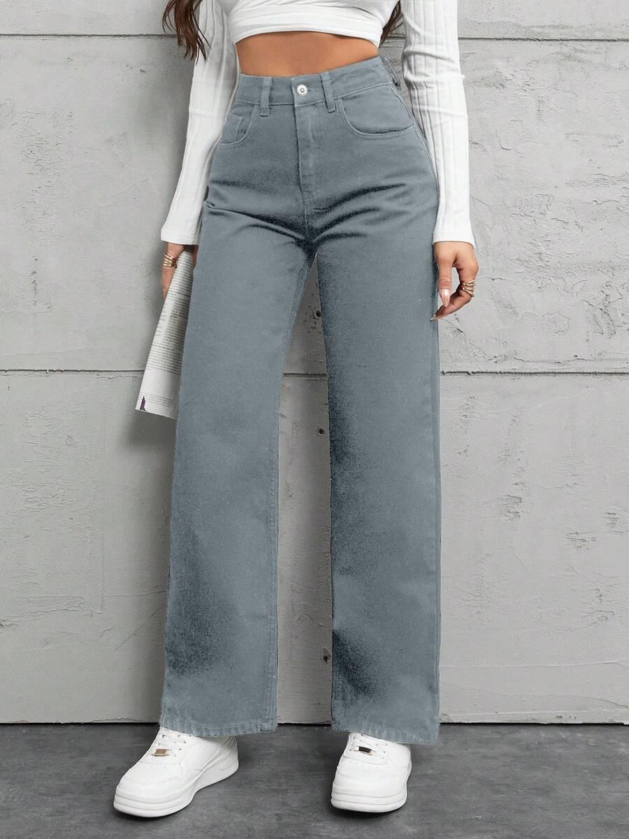 NIEBIESKIE SPODNIE JEANS