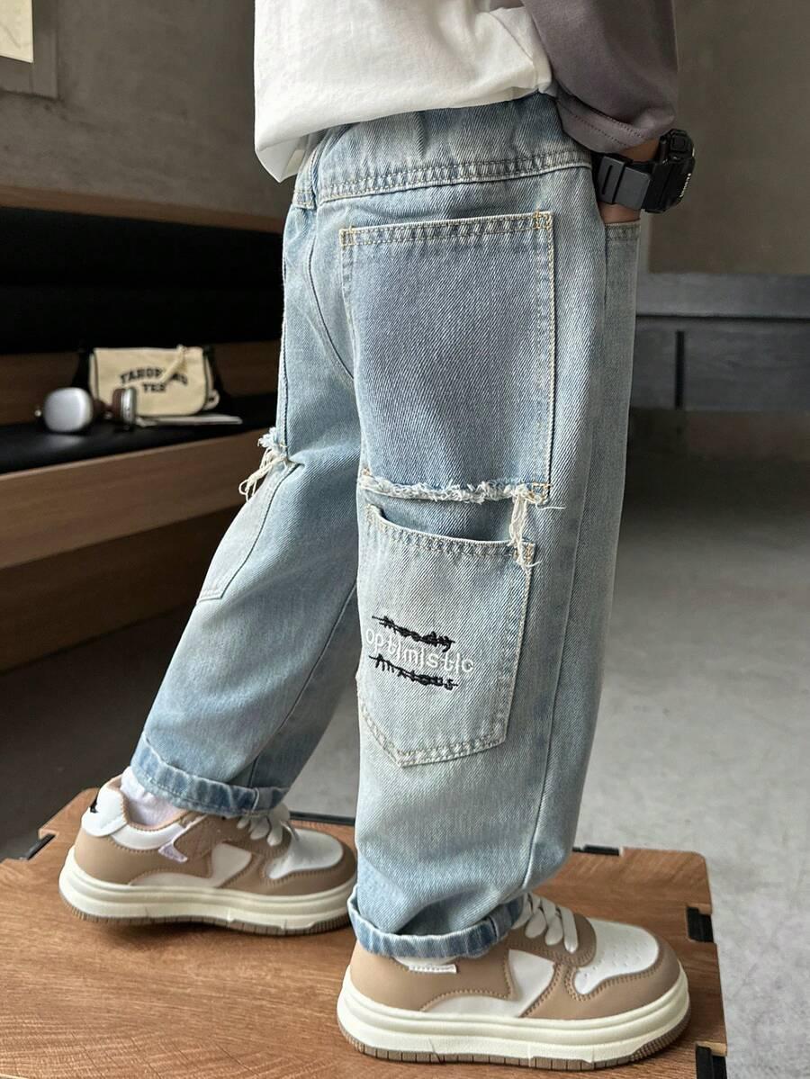 SPODNIE JEANS CASUAL 