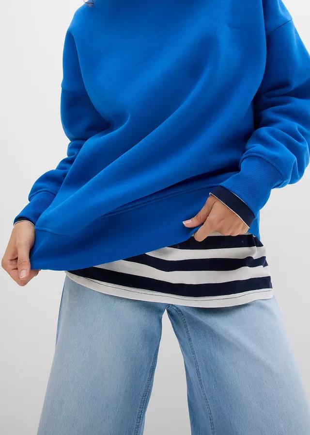 BLUZA DAMSKA BAWEŁNIANA WKŁADANA PRZEZ GŁOWĘ