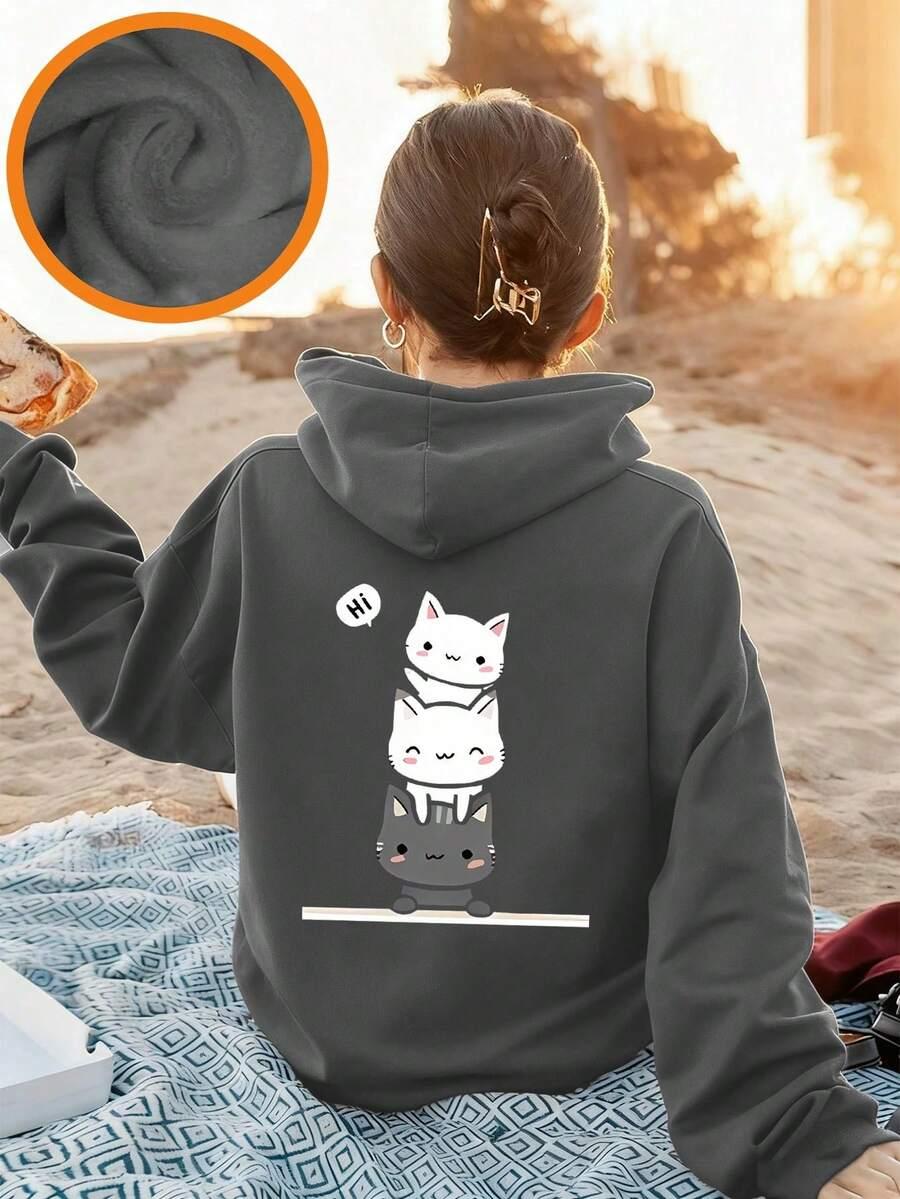 szara bluza nadruk