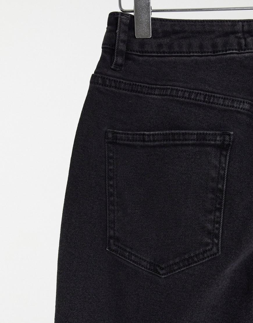 spodnie jeans wysoki stan